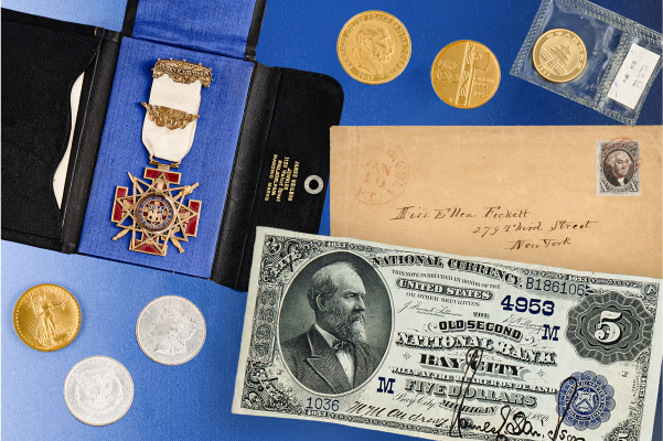 Coins, Stamps, Bank Notes & Collectibles