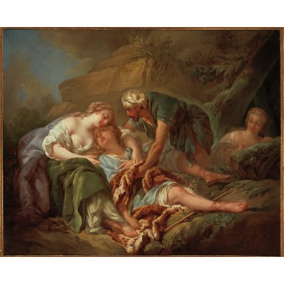 Lot 38 - After Francois Boucher Aminta Brought Back to...