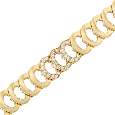 Lot 225 - Gold and Diamond Bracelet, Cartier, France