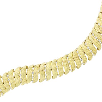 Lot 267 - Gold and Diamond Bracelet, David Webb