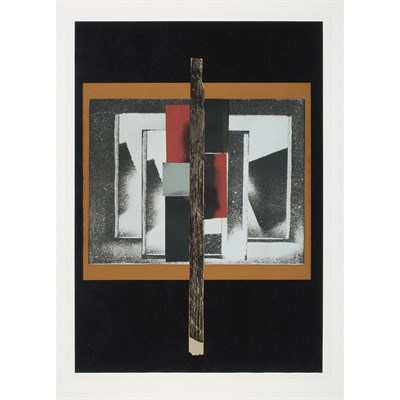 Lot 112 - Louise Nevelson UNTITLED Color screenprint and...
