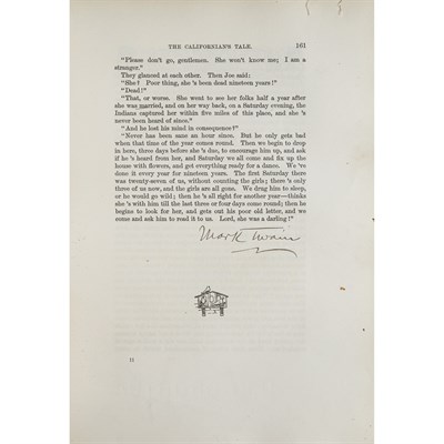 Lot 170 - [TWAIN, MARK] The First Book of the Authors...
