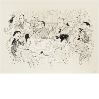 Lot 71 - Al Hirschfeld (1903-2003) THE ALGONQUIN ROUND...