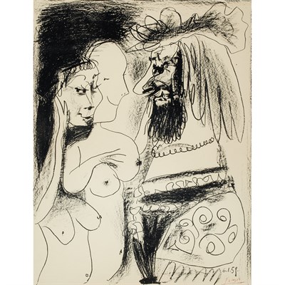 Lot 142 - Pablo Picasso LE VIEUX ROI (B. 869) Lithograph,...