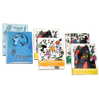 Lot 583 - [ART REFERENCE] Miro Lithographs volumes II,...