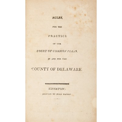 Lot 56 - [NEW YORK - SUPREME COURT] Rules of the...