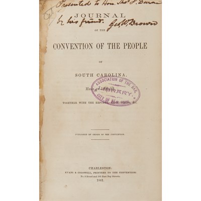 Lot 130 - [CIVIL WAR - SOUTH CAROLINA] Group of...