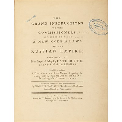 Lot 166 - [RUSSIA] TATISCHEFF, MICHAEL. The Grand...