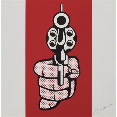 Lot 101 - After Roy Lichtenstein PISTOL Color...