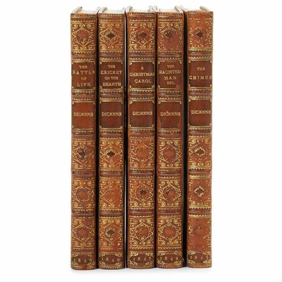 Lot 535 - DICKENS, CHARLES Set of The Christmas Books....