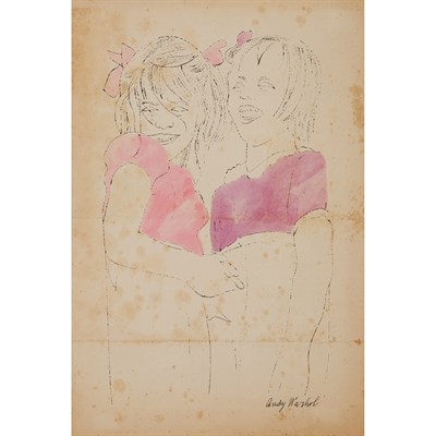 Lot 189 - Andy Warhol (1928-1987) TWO GIRLS LAUGHING...