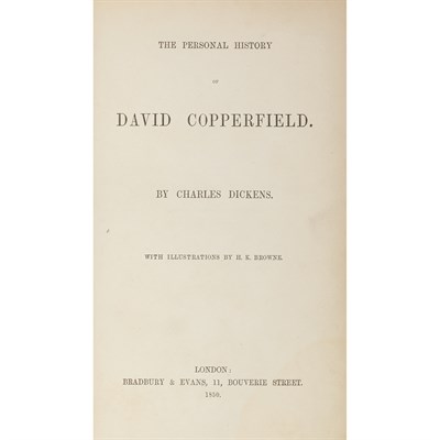 Lot 523 - DICKENS, CHARLES The Personal History of David...