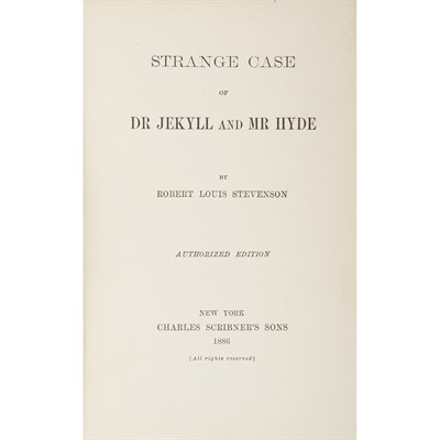 Lot 566 - STEVENSON, ROBERT LOUIS Strange Case of Dr...