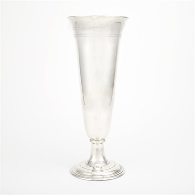 Lot 350 - Tiffany & Co. Sterling Silver Vase Circa...