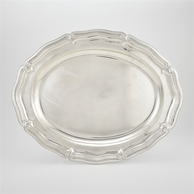 Lot 353 - Tiffany & Co. Sterling Silver Meat Platter...
