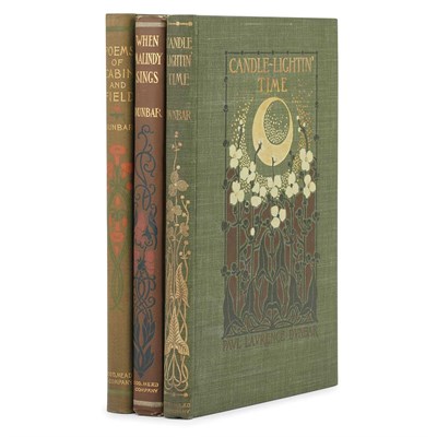 Lot 521 - DUNBAR, PAUL LAURENCE Three first editions....