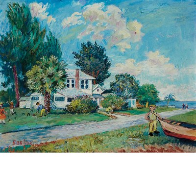 Lot 108 - David Davidovich Burliuk Russian/American,...