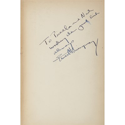 Lot 557 - HEMINGWAY, ERNEST The Fifth Column and the...