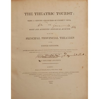 Lot 203 - [THEATRE - COLOR PLATE] A THEATRIC AMATEUR...