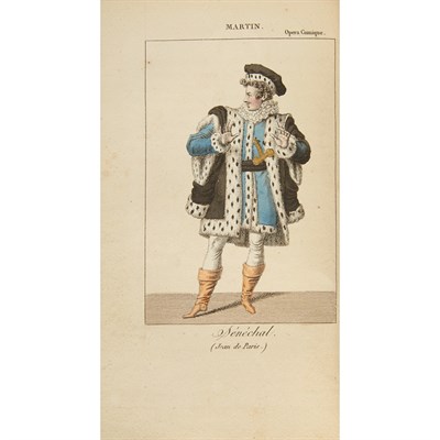 Lot 201 - [THEATRE] Group of four 19th century works...