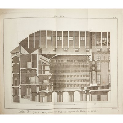 Lot 205 - [COLOR PLATE-THEATRE] Volume of extracted...