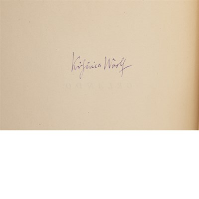 Lot 451 - WOOLF, VIRGINIA Orlando. A Biography. New York:...