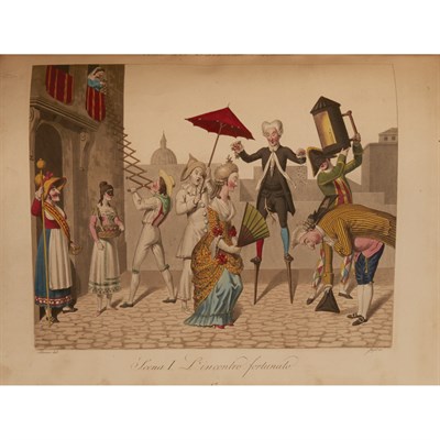 Lot 208 - [COMMEDIA DELL'ARTE] Valentini, Francesco....