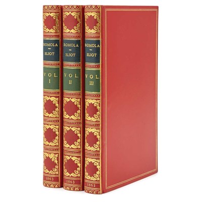 Lot 380 - ELIOT, GEORGE Romola. London: Smith, Elder and...