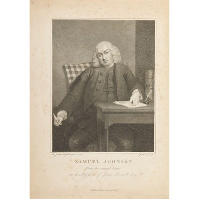 Lot 184 - BOSWELL, JAMES The life of Samuel Johnson,...