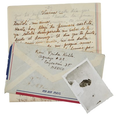 Lot 231 - KAHLO, FRIDA An important unpublished archive...