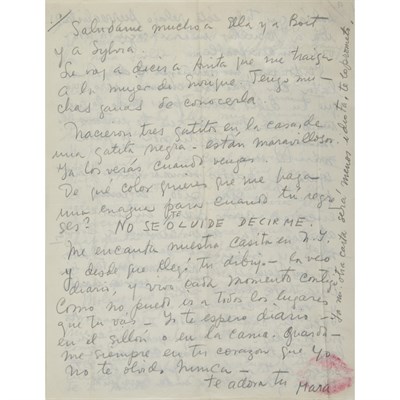 Lot 231 - KAHLO, FRIDA An important unpublished archive...