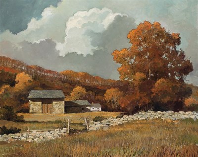 Lot 104 - Eric Sloane American, 1905-1985 Fall Foliage...