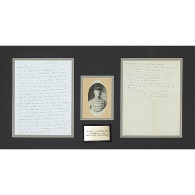 Lot 262 - PATTON, GEORGE Early autograph letter signed...