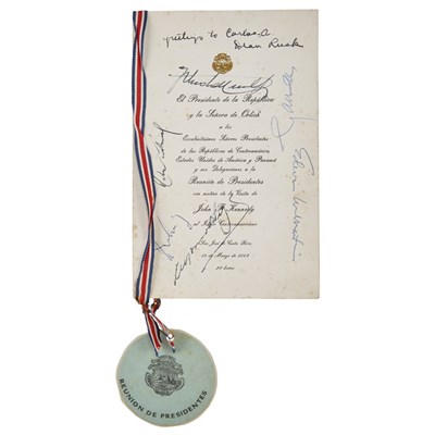Lot 295 - KENNEDY, JOHN FITZGERALD Signature of Kennedy...