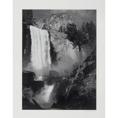 Lot 516 - ADAMS, ANSEL (1902-1984) Vernal Fall, Yosemite...