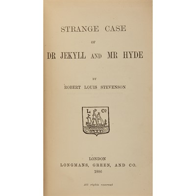 Lot 433 - STEVENSON, ROBERT LOUIS The Strange Case of Dr...