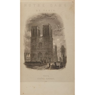 Lot 410 - HUGO, VICTOR Notre-Dame de Paris. Paris:...