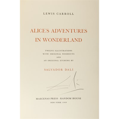 Lot 481 - [DALI, SALVADOR] CARROLL, LEWIS [=REV. C. L....