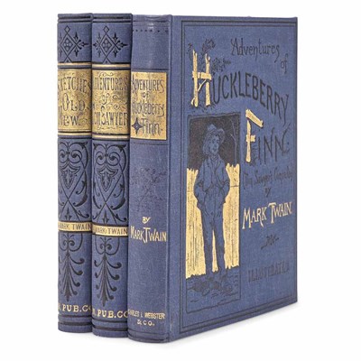 Lot 352 - [FINE BINDINGS] TWAIN, MARK. Three early...