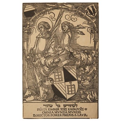 Lot 172 - [BOOKPLATE] Ex-libris of Hector Poemer....
