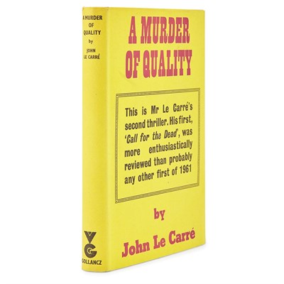 Lot 417 - LE CARRE, JOHN A Murder of Quality. London:...