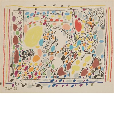 Lot 143 - Pablo Picasso A LOS TOROS AVEC PICASSO (B....