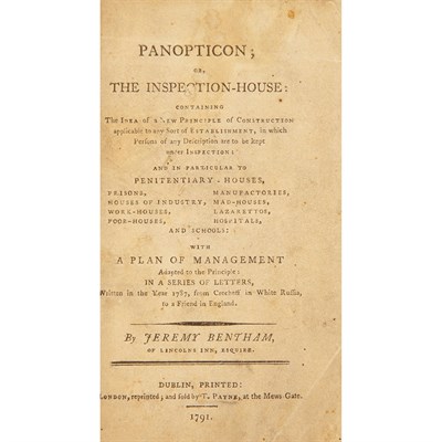 Lot 150 - BENTHAM, JEREMY Group of six pamphlets by...