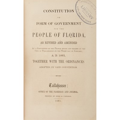 Lot 144 - [CIVIL WAR - FLORIDA] Group of Confederate era...