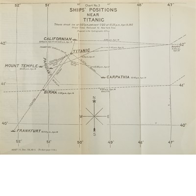 Lot 169 - [TITANIC] "Titanic" Disaster. Report of the...