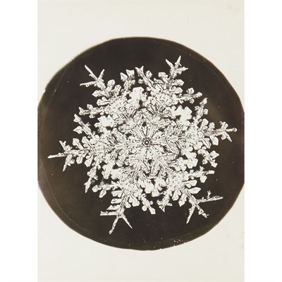 Lot 520 - BENTLEY, WILSON A. (1865-1931) Four circular...