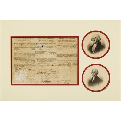 Lot 266 - WASHINGTON, GEORGE Three language ship's...