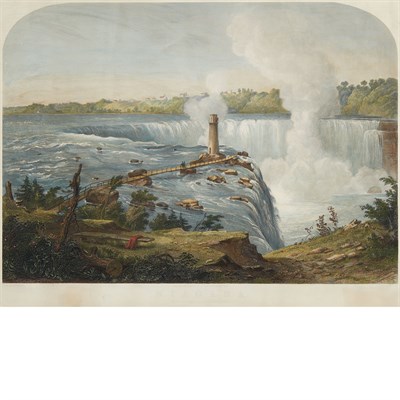 Lot 158 - After J.B. Wandesforde NIAGARA Hand-colored...