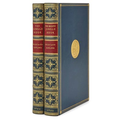 Lot 350 - KIPLING, RUDYARD The Jungle Book; Together...