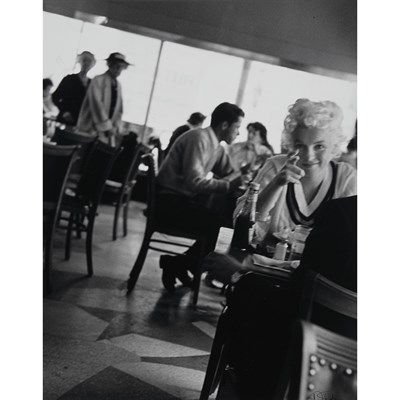 Lot 570 - SCHATT, ROY 1912-2002 Marilyn Monroe at Lunch....